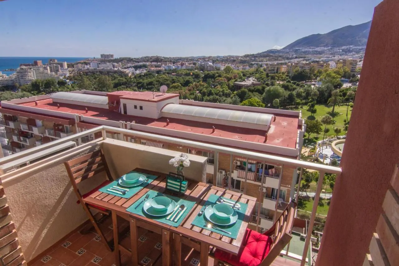 Benalmadena Estudio Jjupiter 250 M Del Mar Con Vistas Al Mar Piscinas